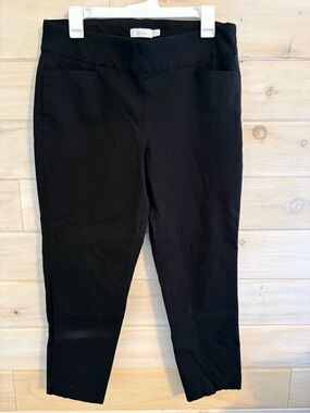Lady Hagen Black Cropped Stretch Ankle Pants